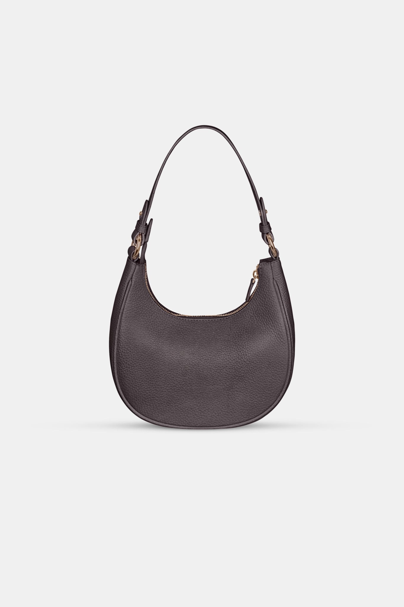 Hobo Leather Bag - Dark Brown