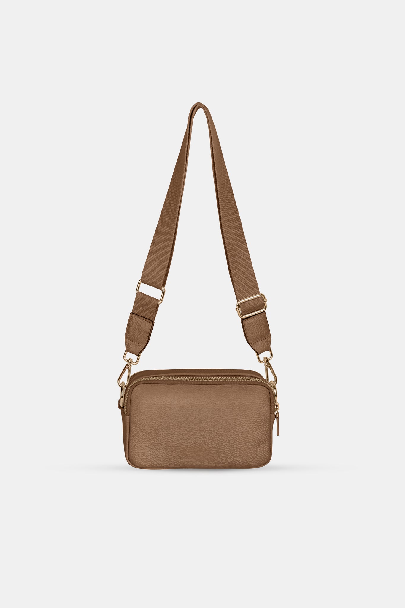 Camera Leather Bag - Tabac Brown