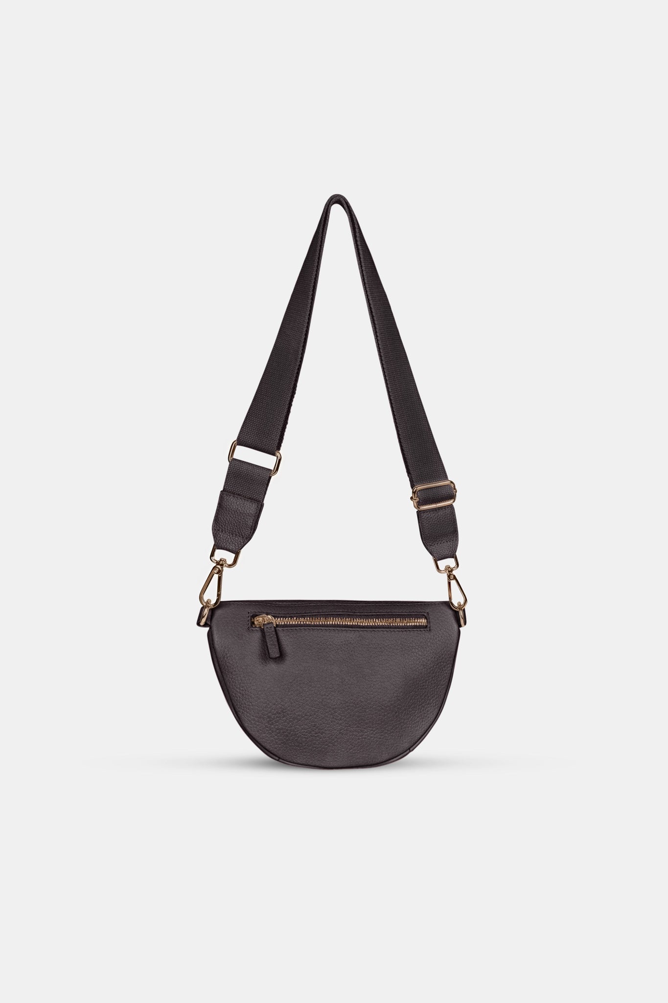Sling Leather Bag - Dark Brown