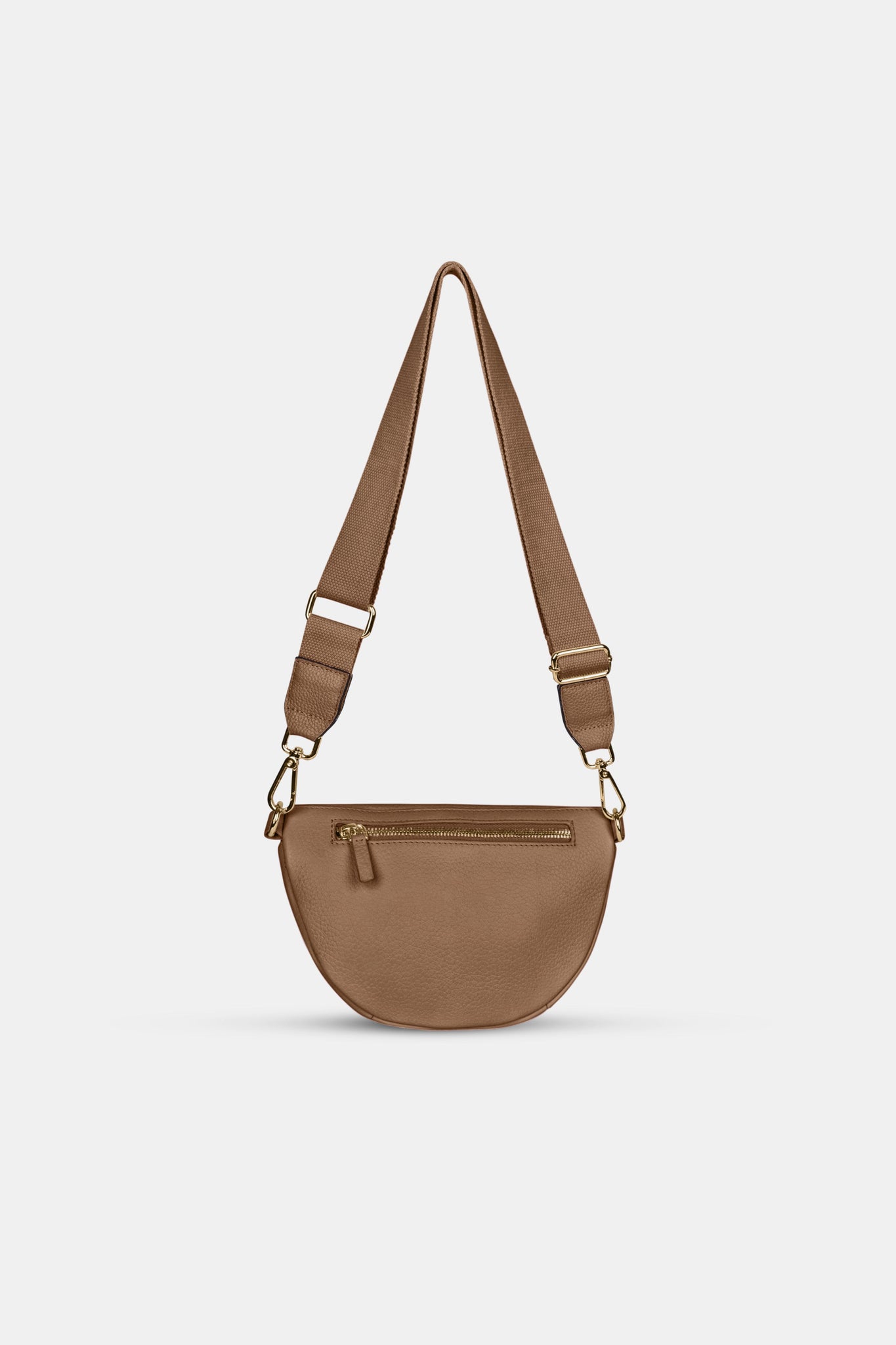 Sling Leather Bag - Brown