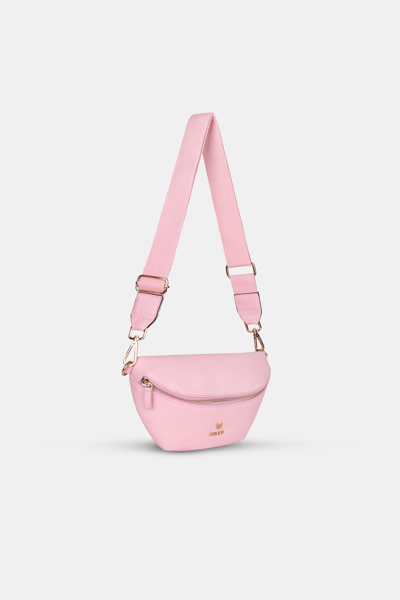 Sling Leather Bag - Rose Pink